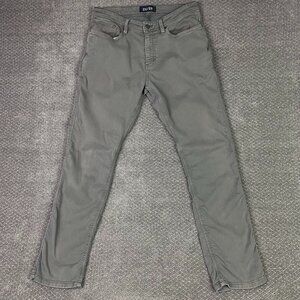 DU/ER Pants Men's 34 x 32 Fits 34 x 31 Gray Green Gull N2X Relaxed Tapered